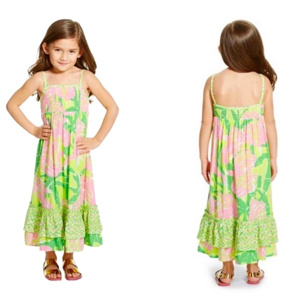 Lilly Pulitzer Fan Dance Maxi Dress Size 2T